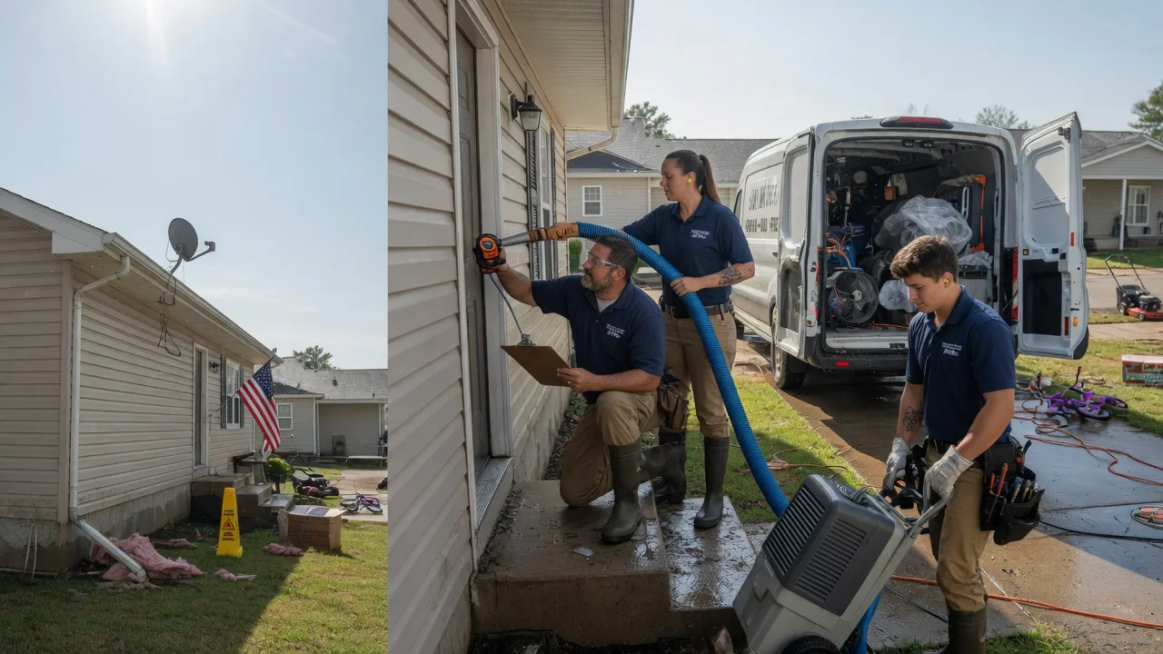 Ceiling Water Damage Restoration in Blue Springs, MS near me